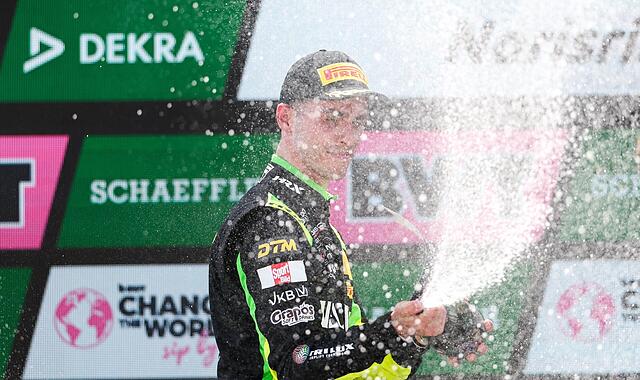 Der Österreicher Thomas Preining (Porsche) hat seinen zweiten Norisring-Sieg eingefahren. Der Österreicher Thomas Preining (Porsche) hat seinen zweiten Norisring-Sieg eingefahren.