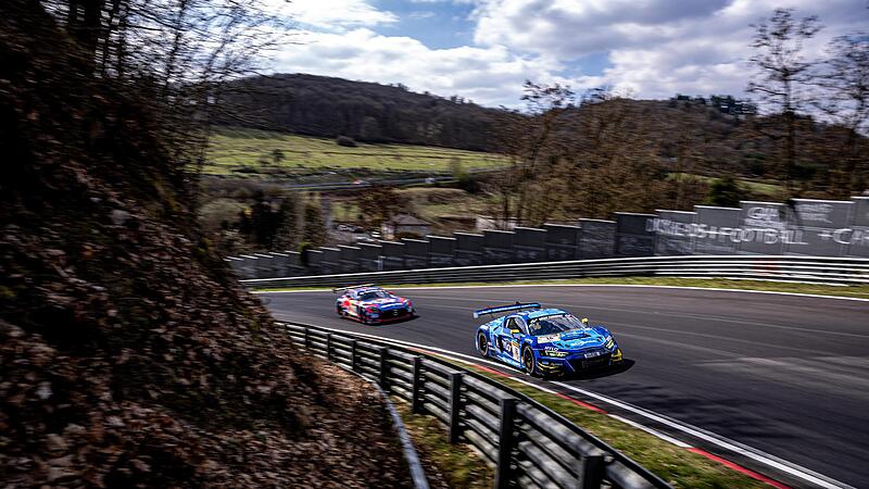 Christopher Haase hielt sich im Scherer-Audi #16 f&uuml;r lange Zeit Max Verstappen vom Leib.