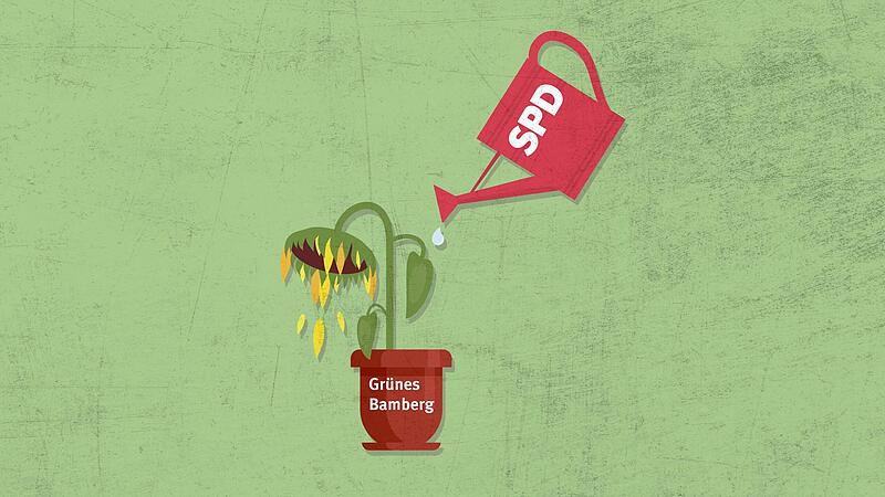 Gr&uuml;nes Pfl&auml;nzchen, wenig Unterst&uuml;tzung.