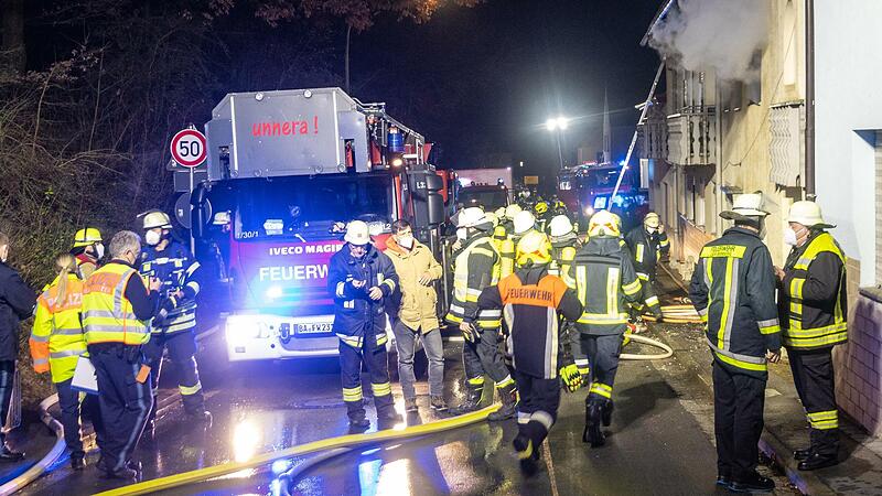 Im Obergeschoss des Wohnheims brach das Feuer aus.