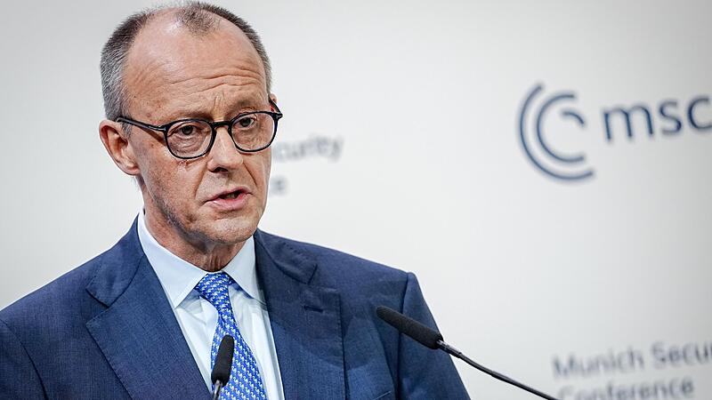 Bundeskanzler Friedrich Merz (CDU) spricht bei der Er&ouml;ffnung der 62. M&uuml;nchner Sicherheitskonferenz (MSC).