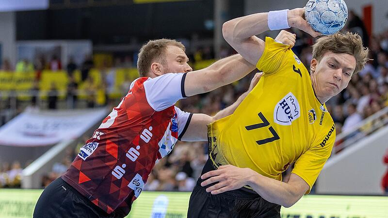 Auf Marks Lilienfelds (rechts) konnte sich der Trainer des HSC 2000 Coburg im Spiel gegen die HSG Nordhorn-Lingen verlassen.