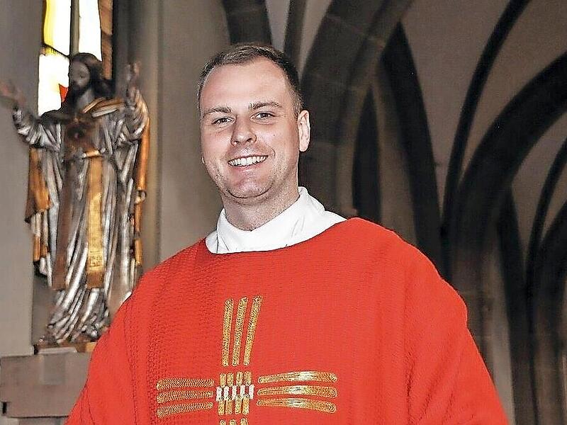 Priesteramtskandidat Benedict D&uuml;rrlauf.