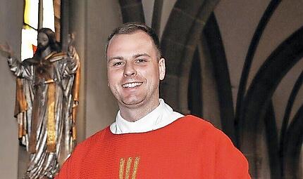 Priesteramtskandidat Benedict D&uuml;rrlauf.