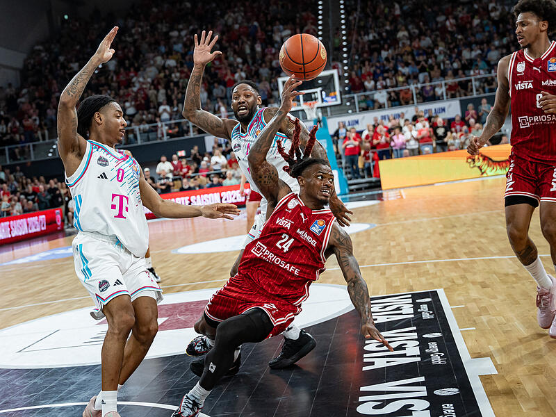 Cobe Williams erwischte am Sonntag nicht seinen besten Tag im Heimspiel gegen die Telekom Baskets Bonn.