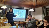 Jörg Meier erläuterte den aktuellen Stand zur Planung der Mainverlegung.