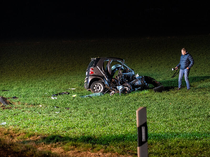 Folgenschwerer Frontalcrash fordert zwei SchwerverletzteFrontalcrash Kleinsendelbach