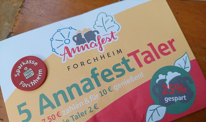 Annfest-Taler 2023Forchheim & Fränkische Schweiz