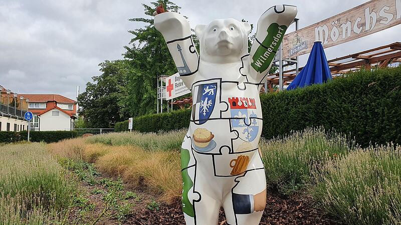 Ein neuer Buddy-B&auml;r steht f&uuml;r  die guten Beziehungen zwischen Berlin und Kulmbach.