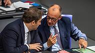 Lars Klingbeil und Friedrich Merz