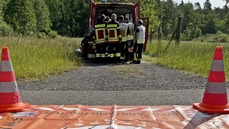 Waldbrand-Gro&szlig;lage am Sambach