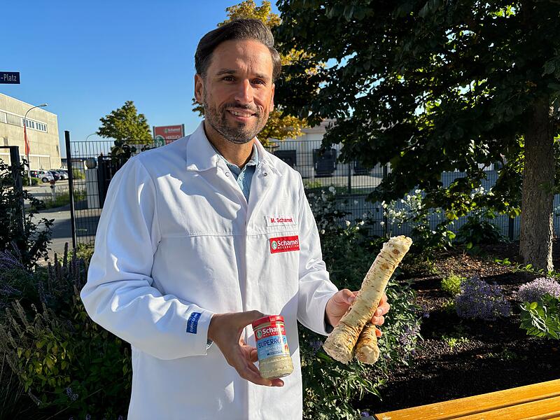 Matthias Schamel ist die sechste Generation im Baiersdorfer Meerrettich-Unternehmen, das seinen Namen trägt.
