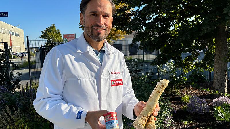 Matthias Schamel ist die sechste Generation im Baiersdorfer Meerrettich-Unternehmen, das seinen Namen tr&auml;gt.