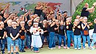 Das Programm beim Sommerfest des Kindergartens Modschiedel machte den Kindern sichtlich Spa&szlig;.Roland Dietz