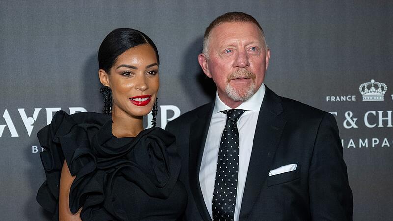 Boris Becker mit Frau