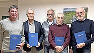V.l.: Markus Schnitzerlein, Michael Kn&ouml;rlein, Johannes Pieger, Franz Kraus und Alfons Galster.