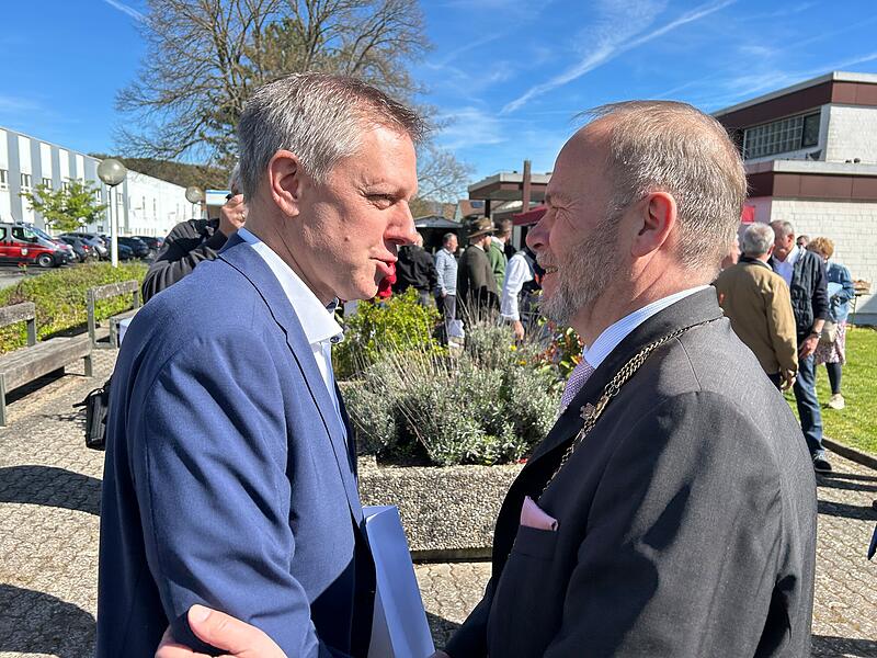 Verabschiedung von B&uuml;rgermeister Bernd Reisenweber in Ebersdorf bei Coburg