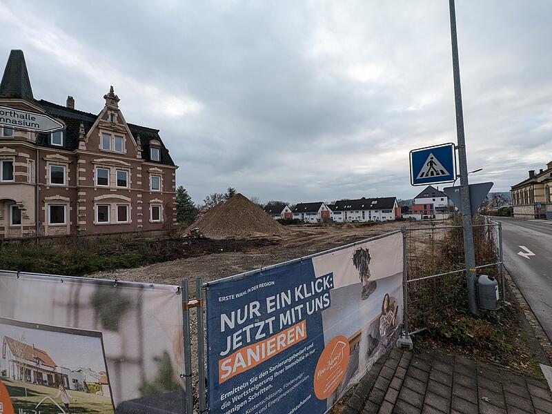Knapp 6000 Quadratmeter gro&szlig; ist das Areal s&uuml;dlich des Paradeplatzes. Dort soll einmal die Zentrale der VR-Bank Bamberg-Forchheim entstehen.