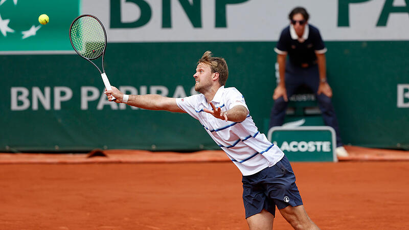 Im Achtelfinale des Madrid Masters streckt sich Kevin Krawietz vergebens: Gegen Jackson Withrow und Nathaniel Lammons unterliegt der Coburger mit Tim Pütz in zwei Sätzen. Im Achtelfinale des Madrid Masters streckt sich Kevin Krawietz vergebens: Gegen Jackson Withrow und Nathaniel Lammons unterliegt der Coburger mit Tim Pütz in zwei Sätzen.