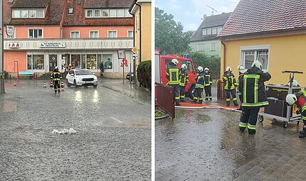 Notrufe in Frensdorf: Massive Gewitterzelle sorgt für mehrere Einsätze Notrufe in Frensdorf: Massive Gewitterzelle sorgt für mehrere Einsätze