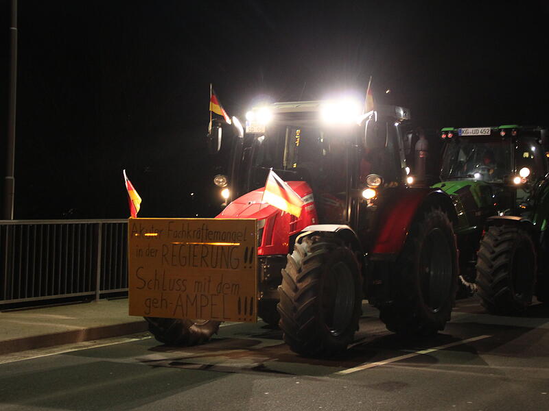 Unz&auml;hlige Botschaften richteten die Bauern an die Regierung in Berlin.