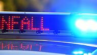 Wegen einem Unfall war nun die Polizei im Einsatz.