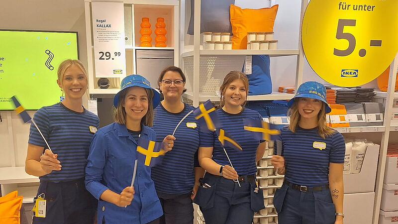 Schweden-Feeling im Ertl-Center: Der Ikea-Pop-up-Store in Hallstadt wurde am 5. September 2025 er&ouml;ffnet.