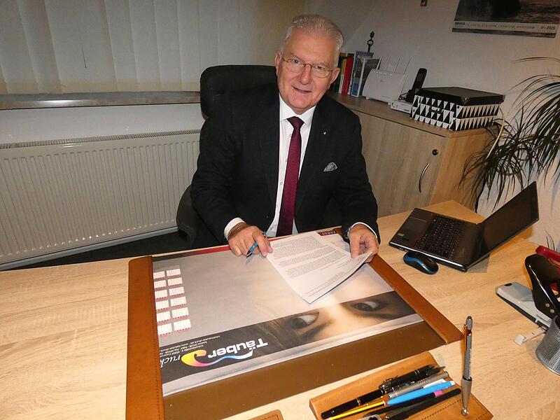 Günther Hübner engagiert sich seit mehr als 40 Jahren für Harsdorf.