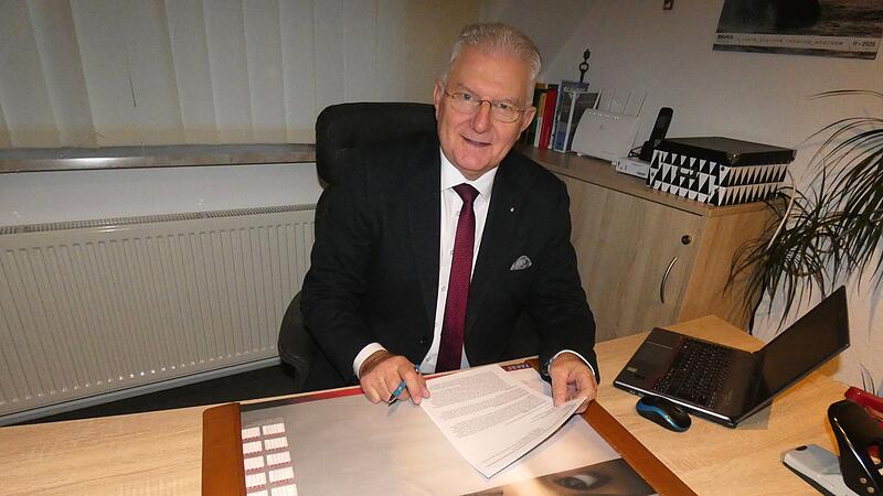 G&uuml;nther H&uuml;bner engagiert sich seit mehr als 40 Jahren f&uuml;r Harsdorf.