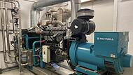 Motor eines Blockheizkraftwerks