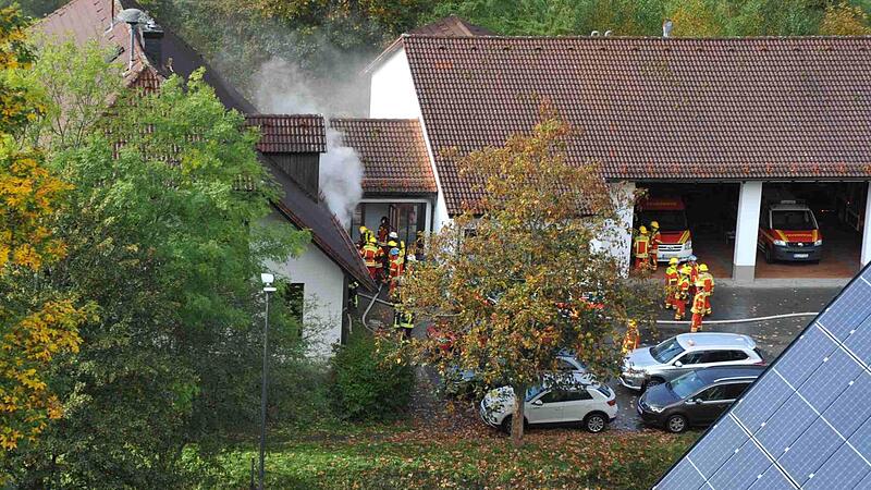 In Tettau hat es am Sonntag gebrannt.