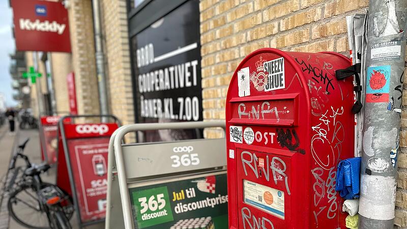 Post in D&auml;nemark