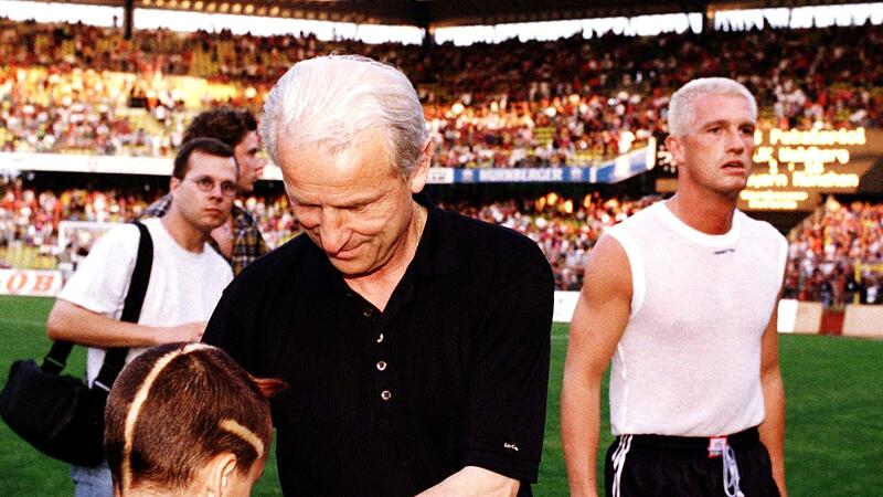 Ex-Bayernprofi Strunz und Trainer Trapattoni