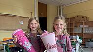 Einschulung Mara und Ella Weggel Einschulung Mara und Ella Weggel