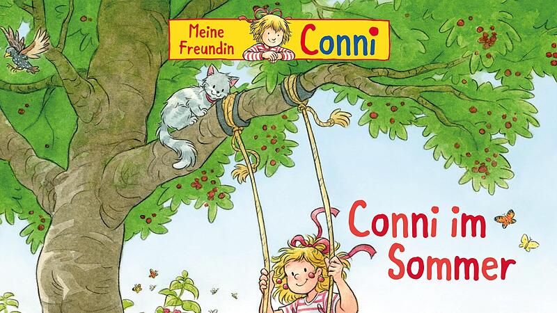 Ausschnitt aus dem Cover der H&ouml;rspiele &bdquo;Conni im Sommer&ldquo; und Conni zieht um&ldquo;
