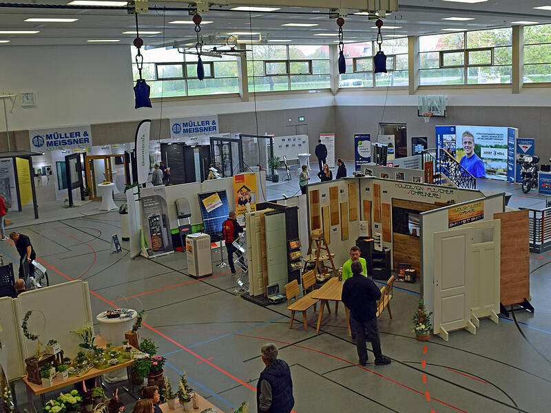 Viel los war 2025 bei der Gewerbeschau Oerlenbach.