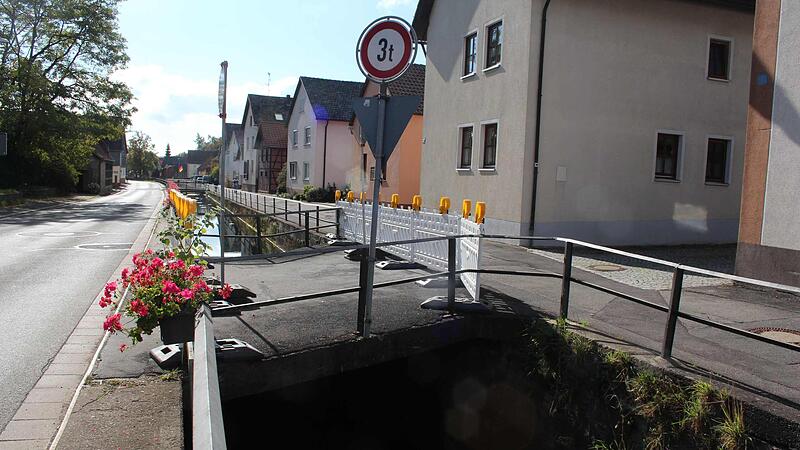 Brücke in Meeder einsturzgefährdet