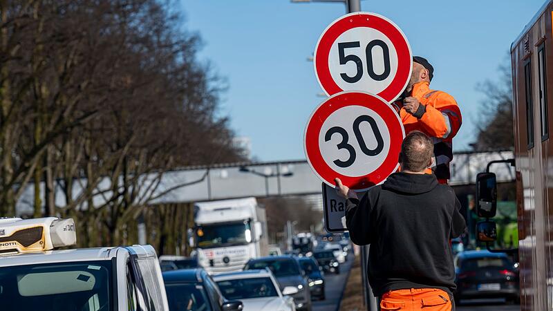 Zur&uuml;ck zu Tempo 30 am Mittleren Ring