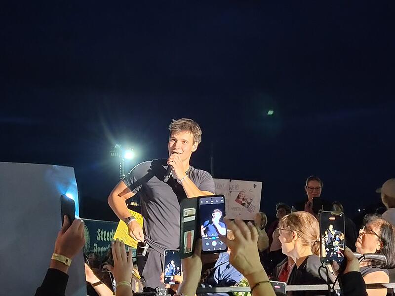 Wincent Weiss beim Open Air in Bad Kissingen