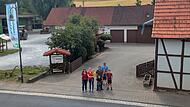 Die Familie von Andreas Schlembach mit Eltern und Neffen