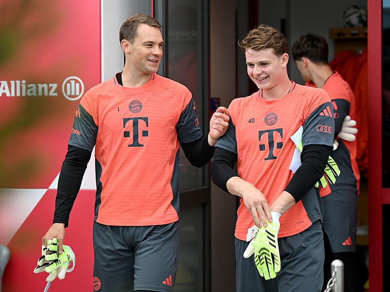 Manuel Neuer und Jonas Urbig