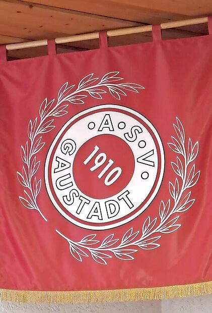 Die Vereinsfahne des ASV 1910.