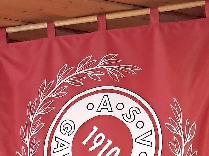 Die Vereinsfahne des ASV 1910.