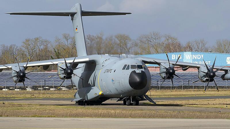 Airbus der Bundeswehr Tiefflug über Bad Kissingen
