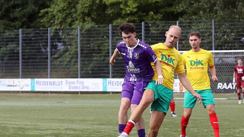 FC Eintracht Bamberg nach Pokalsieg vor Test in Burgebrach Jonah Schildbach (links) und der FC Eintracht Bamberg absolvieren in Burgebrach ihr vorletztes Testspiel.
