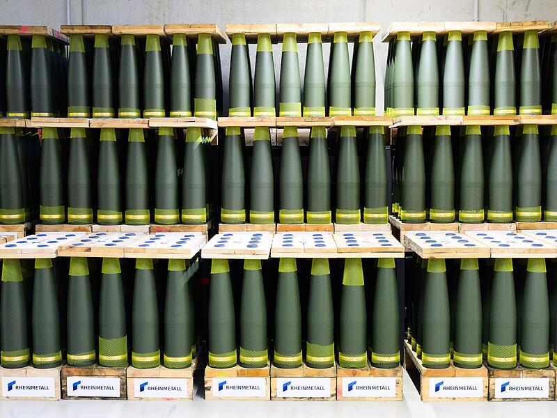 Artilleriegranaten von Rheinmetall