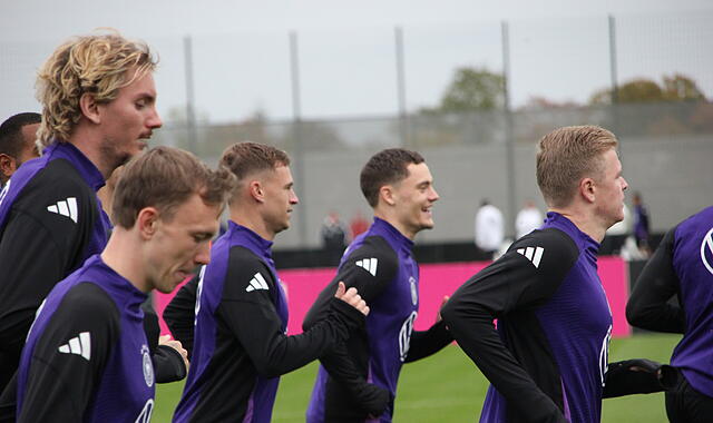 Die Deutsche Fußballnationalmannschaft hat am Sonntagvormittag zum letzten Mal für 2025 in Herzogenaurach trainiert.