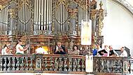 Der Basilika-Chor Marienweiher umrahmt dem Festgottesdienst zum Patrozinium.Oswald Purucker Der Basilika-Chor Marienweiher umrahmt dem Festgottesdienst zum Patrozinium.Oswald Purucker