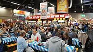 In Halle 5, der Markthalle, fanden sich in Nürnberg etliche kulinarische Angebote. In Halle 5, der Markthalle, fanden sich in Nürnberg etliche kulinarische Angebote.