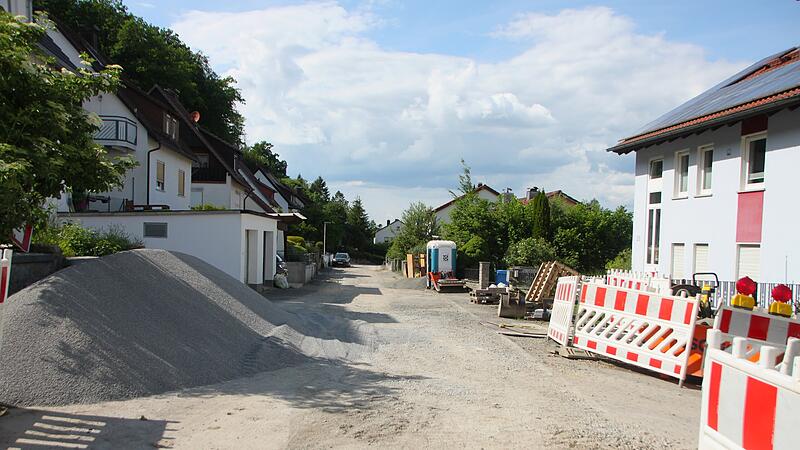Die Baustelle am J&auml;gergarten in Ma&szlig;bach ist nun in Bauphase zwei.